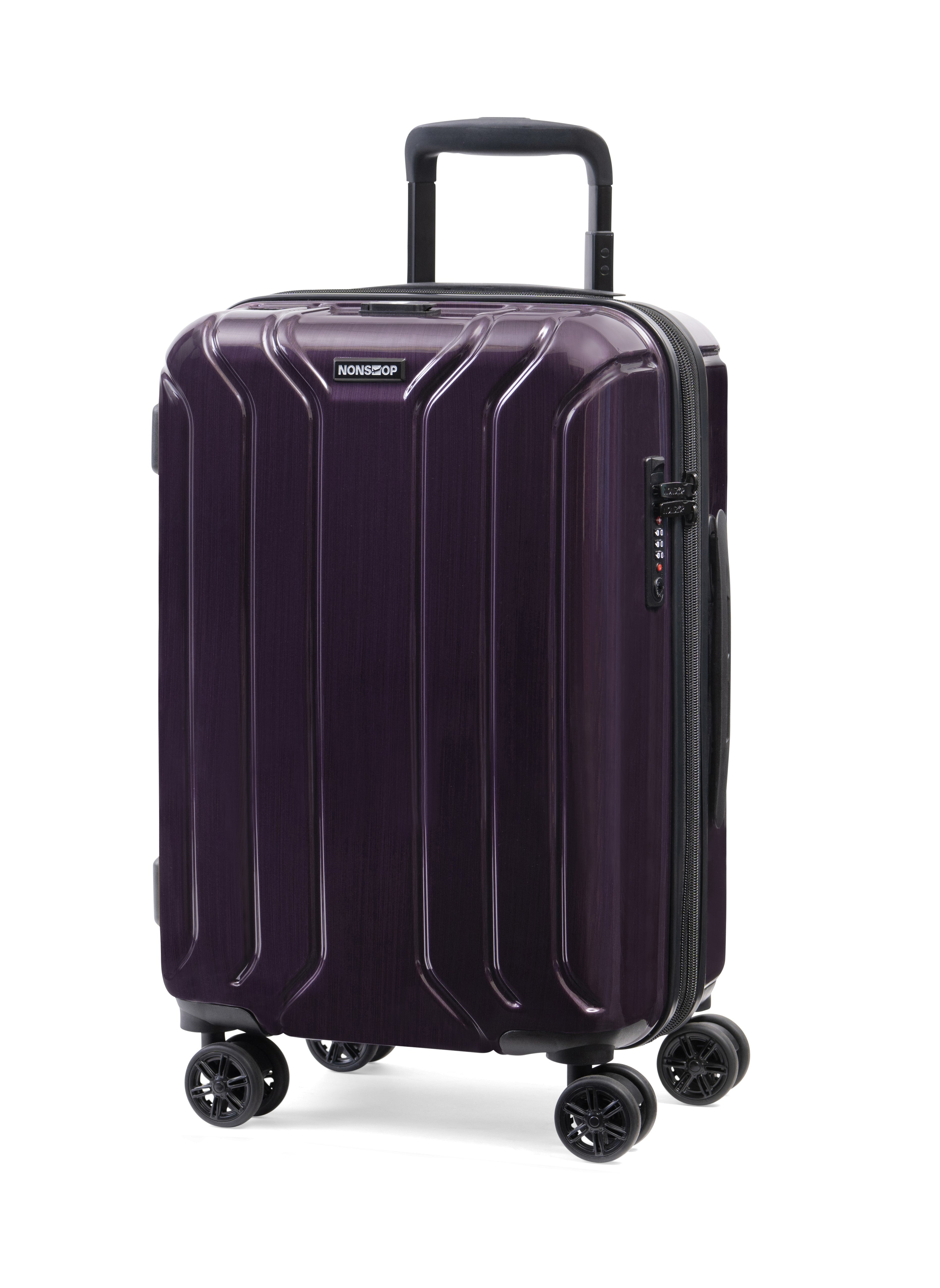 NONSTOP New York Elite Luggage Expandable Lightweight Spinner Wheels hard side shell Travel Suitcase Set, TSA Lock, Double USB Port, 3 packing cubes