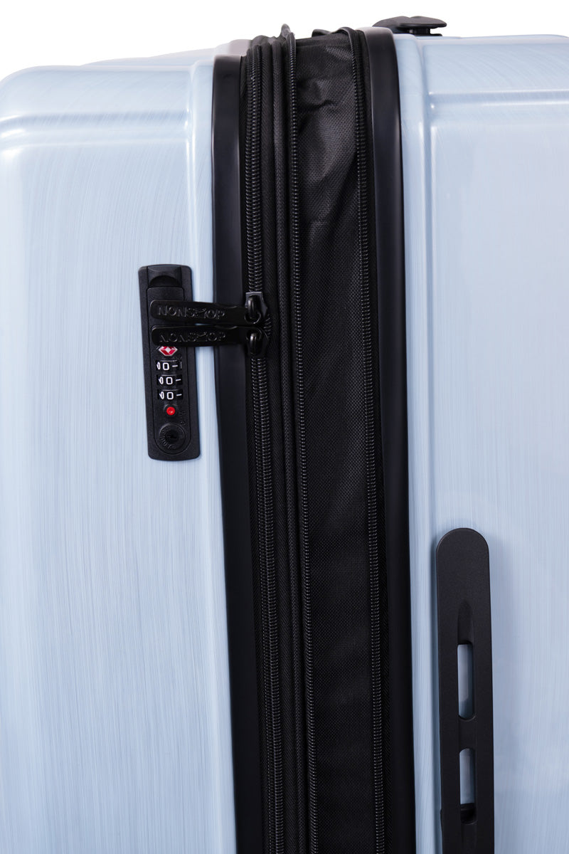 NONSTOP New York Elite Luggage Expandable Lightweight Spinner Wheels hard side shell Travel Suitcase Set, TSA Lock, Double USB Port, 3 packing cubes