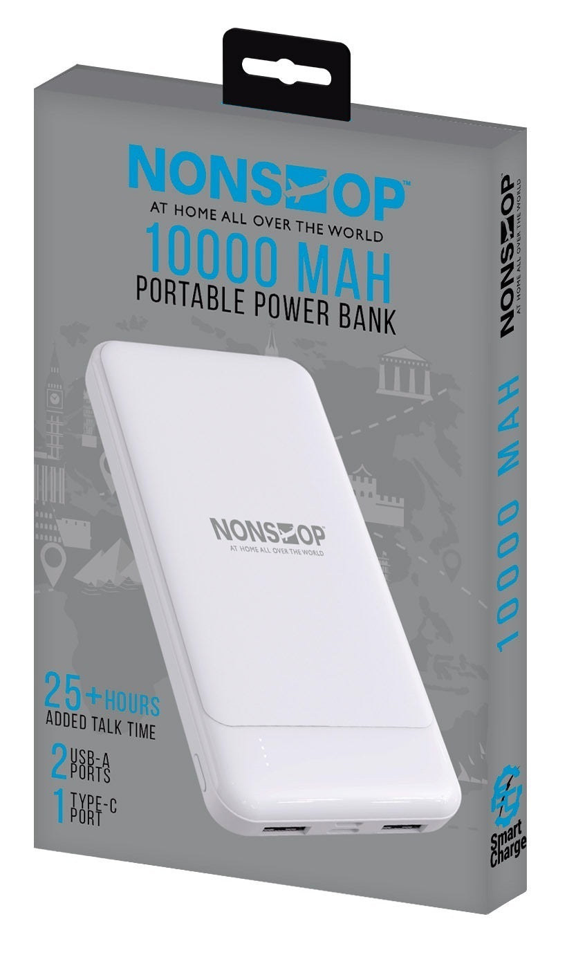 NONSTOP 10000 MAH Portable Power Bank