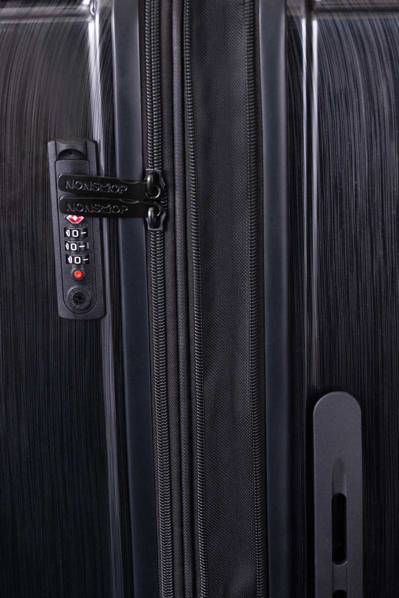 NONSTOP New York Elite Luggage Expandable Lightweight Spinner Wheels hard side shell Travel Suitcase Set, TSA Lock, Double USB Port, 3 packing cubes