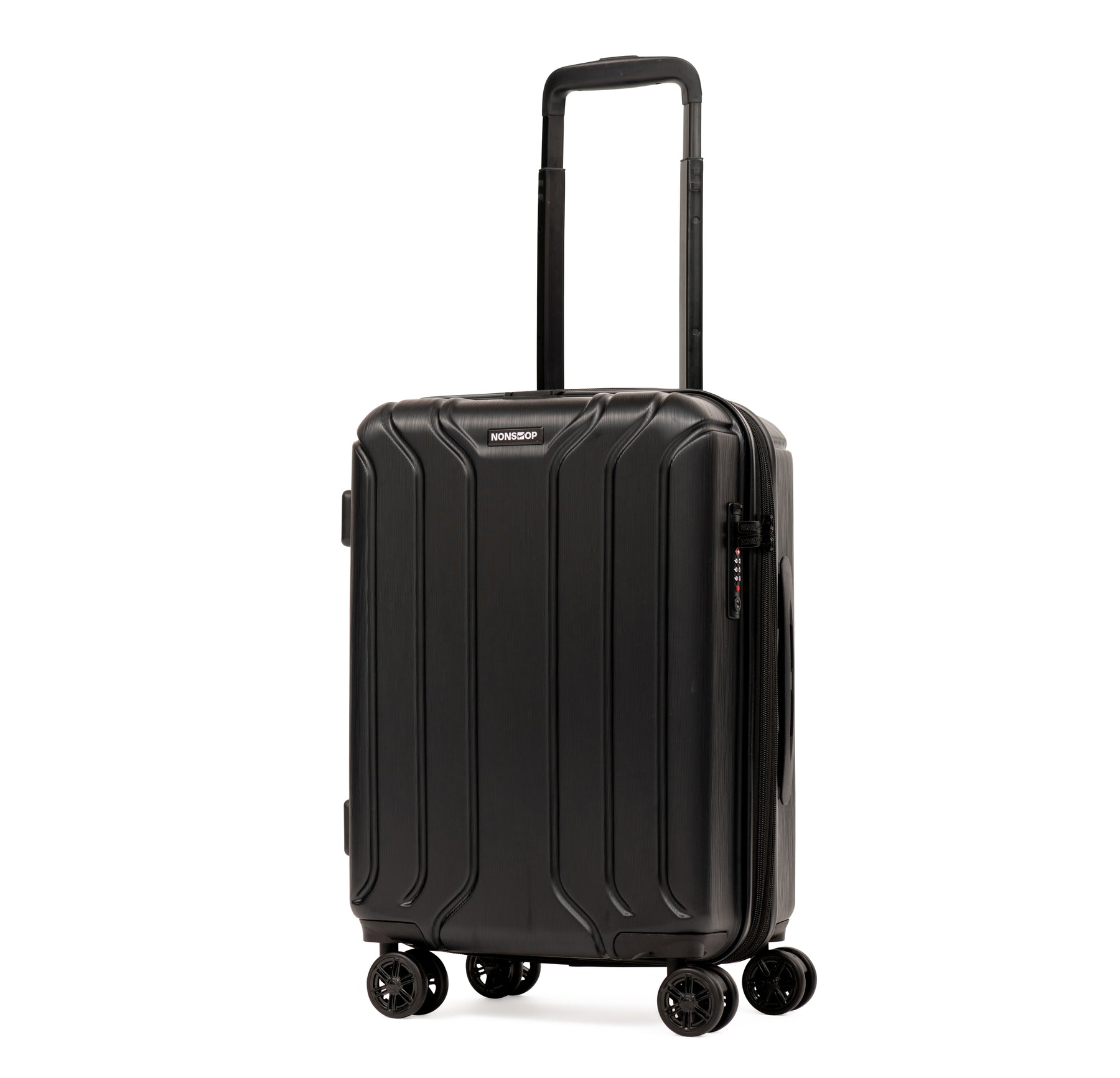 NONSTOP To New York 20-Inch Expandable Spinner with TSA Lock and Double USB Port