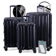 gallery|NS-NYE181-100+5KSL-08|Black|3-piece Set (20/24/28) W/Power Bank|image-1
