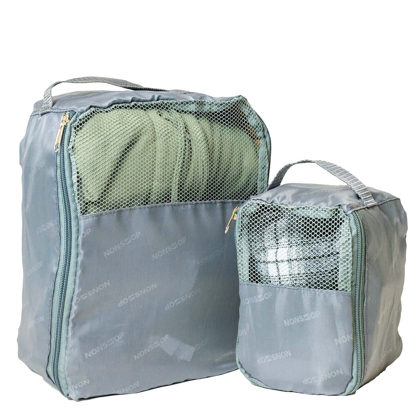 NEW YORK 3 Piece Set (20"/24"/28") 4-Wheel Luggage Set + PowerBank & 3 packing cubes