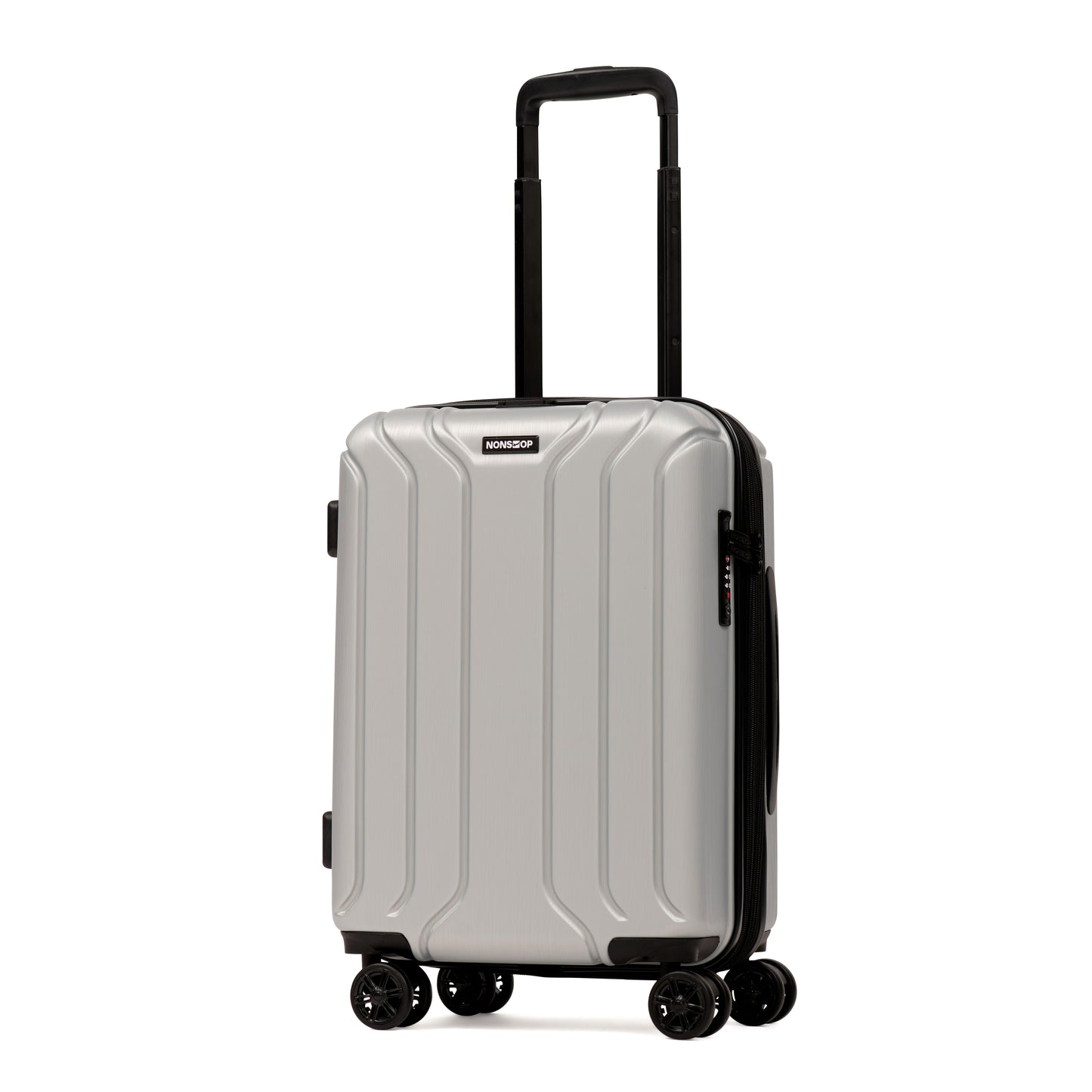 NONSTOP To New York 20-Inch Expandable Spinner with TSA Lock and Double USB Port